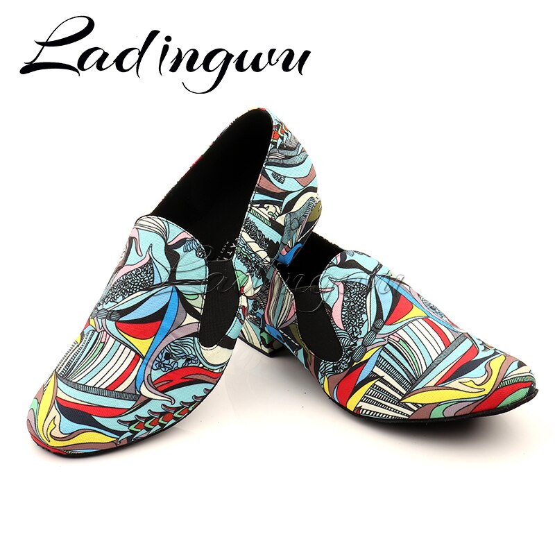 Zapatos de baile latino de suela blanda de cuero genuino para hombres –  Dance Fit Designs
